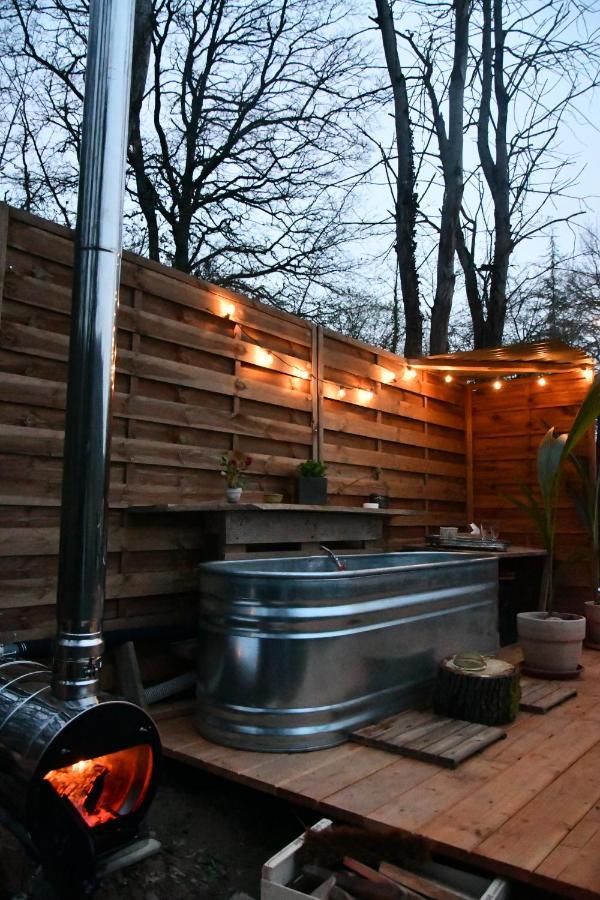 Tente Bivouac Option Bain Chauffee Au Bois Idrac-Respailles Ngoại thất bức ảnh