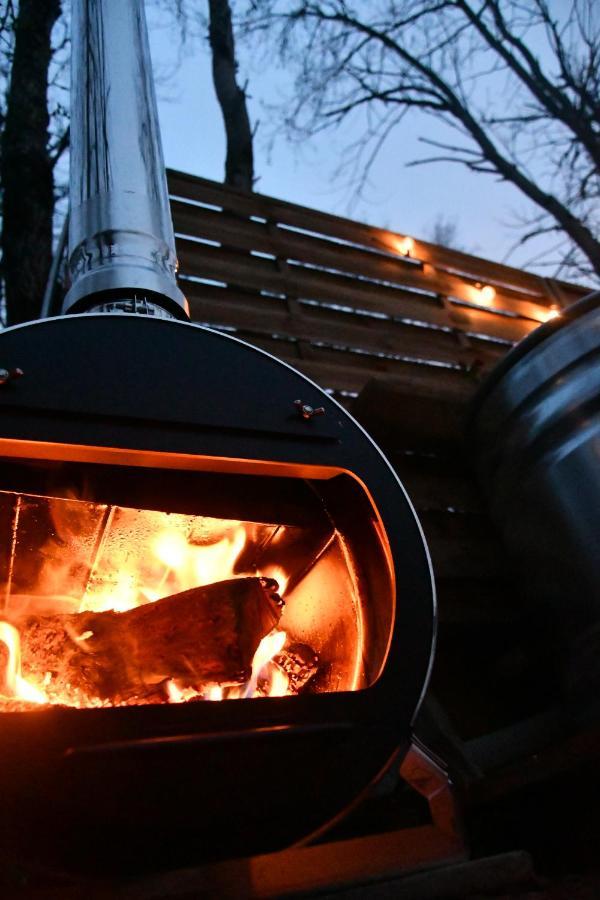 Tente Bivouac Option Bain Chauffee Au Bois Idrac-Respailles Ngoại thất bức ảnh