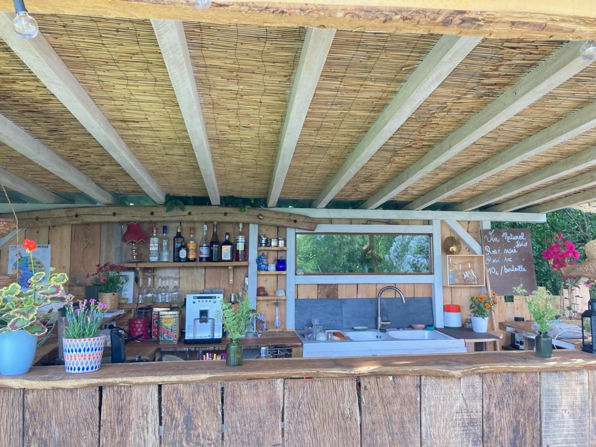 Tente Bivouac Option Bain Chauffee Au Bois Idrac-Respailles Ngoại thất bức ảnh