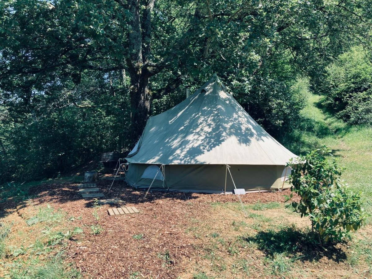 Tente Bivouac Option Bain Chauffee Au Bois Idrac-Respailles Ngoại thất bức ảnh